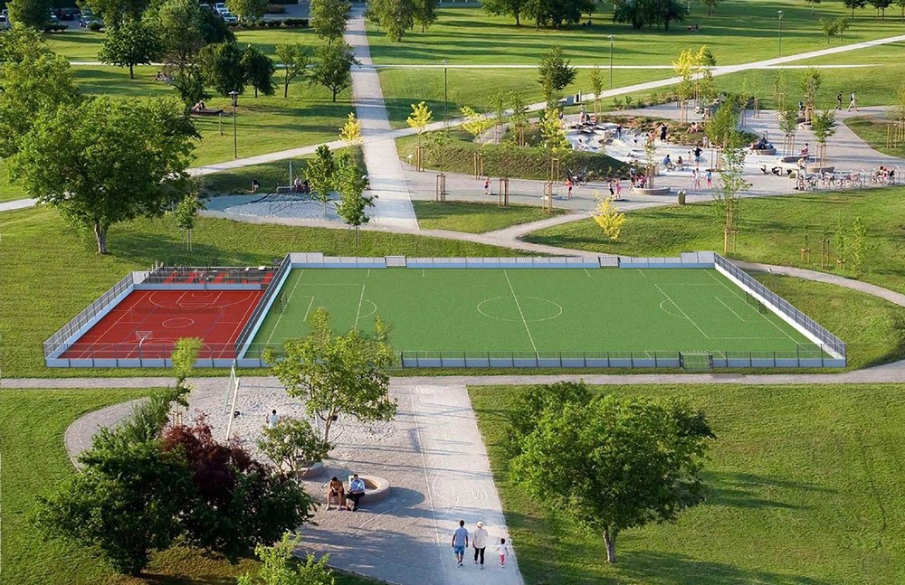 Спортивные сооружения открытого типа